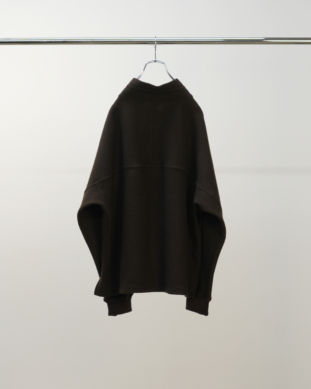 HENLEY PULL OVER SHIRT(D.BROWN)