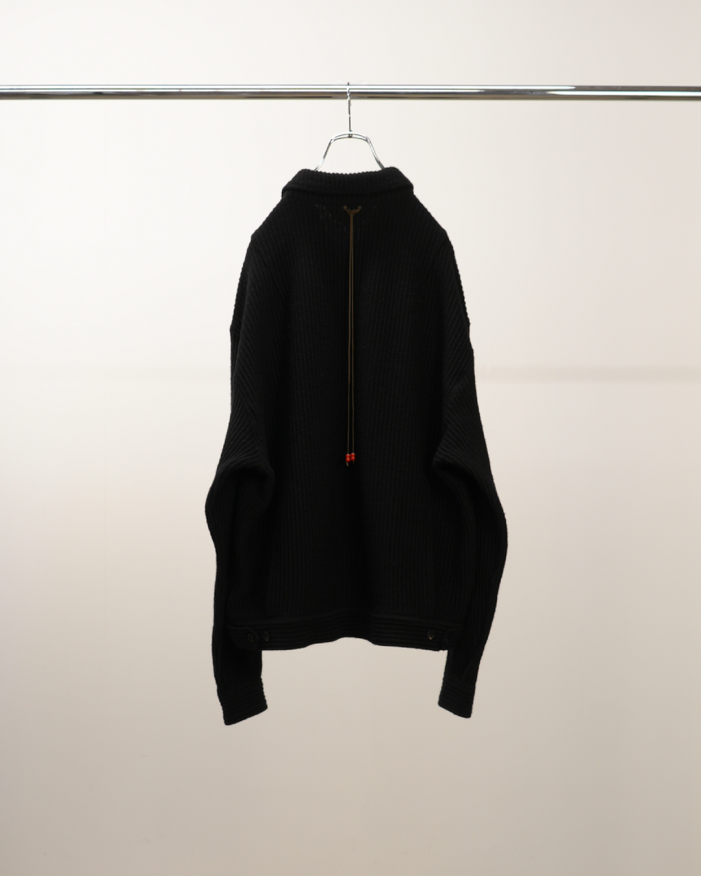 WOOL CORDUROY WORK SHIRT JACKET(BLACK)