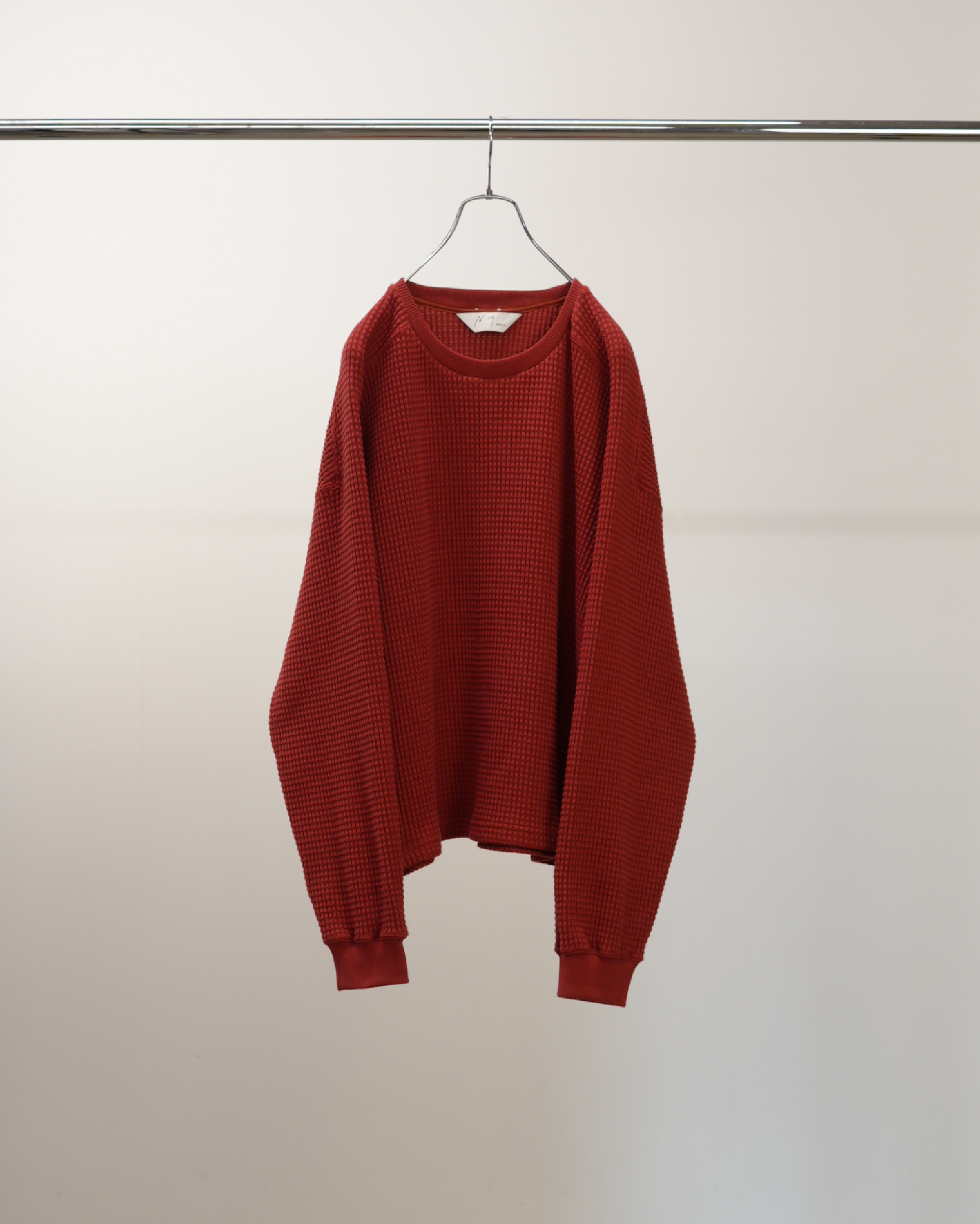 HEAVY WAFFLE OVER LS(RED) – ANCELLM