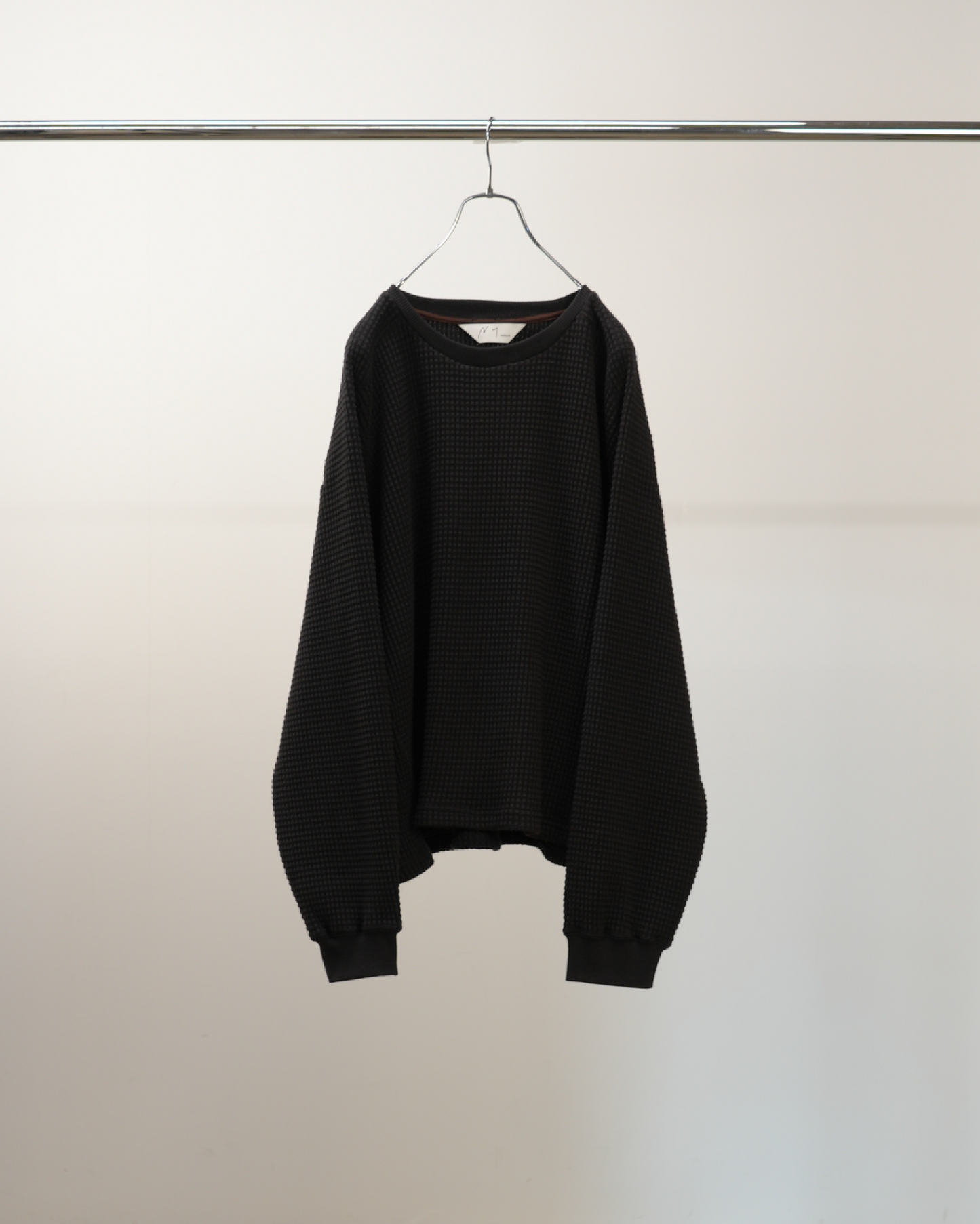 HEAVY WAFFLE OVER LS(BLACK) – ANCELLM HEAVY WAFFLE OVER LS(BLACK) – ANCELLM