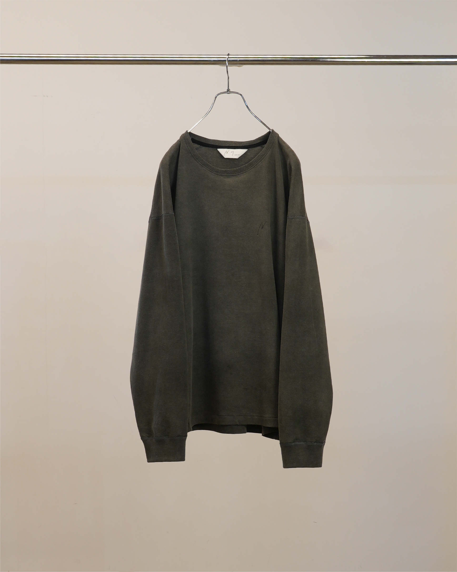 UNEVENNESS LS T-SHIRT(BLACK) – ANCELLM