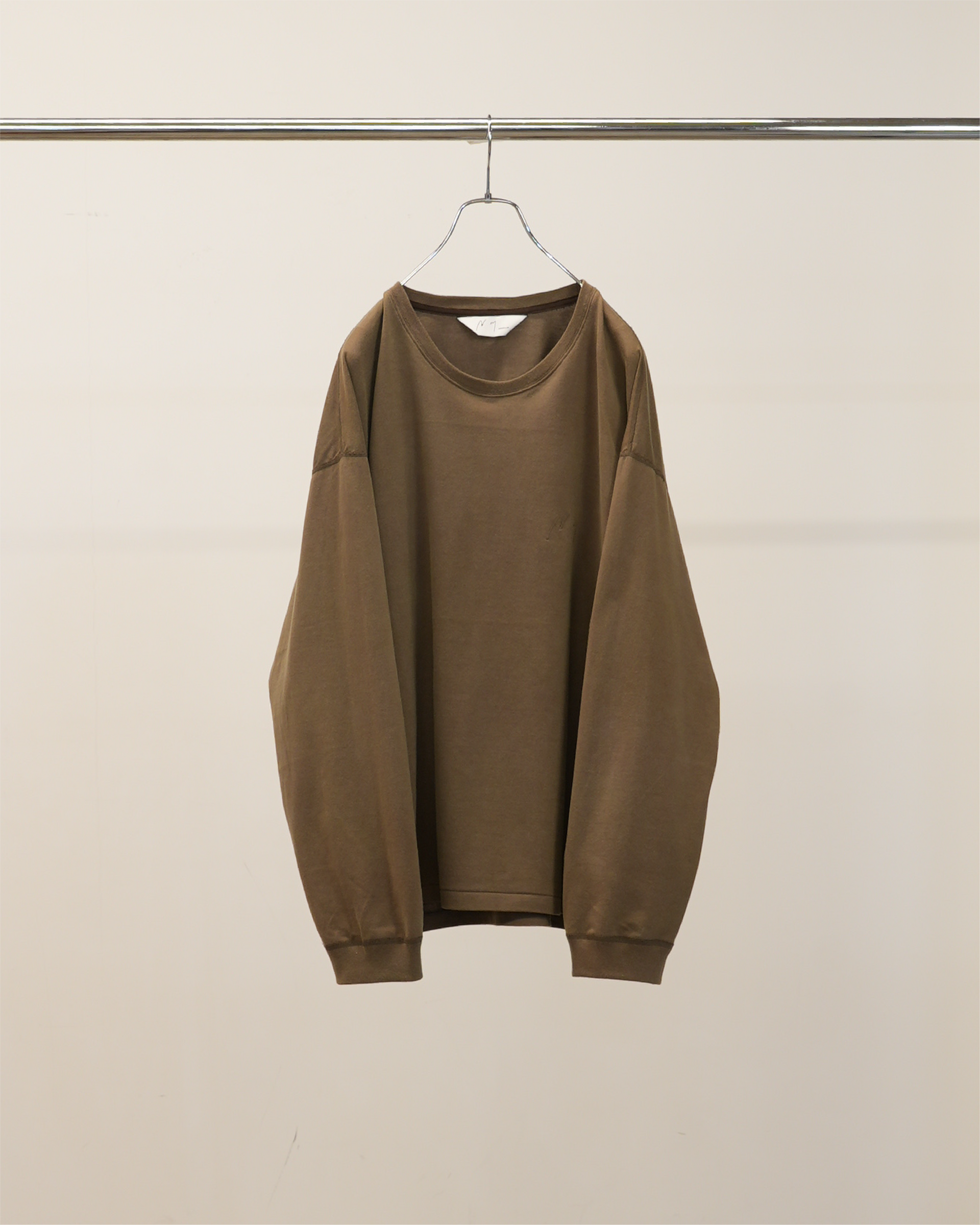 UNEVENNESS type-U LS T-SHIRT(BROWN) – ANCELLM
