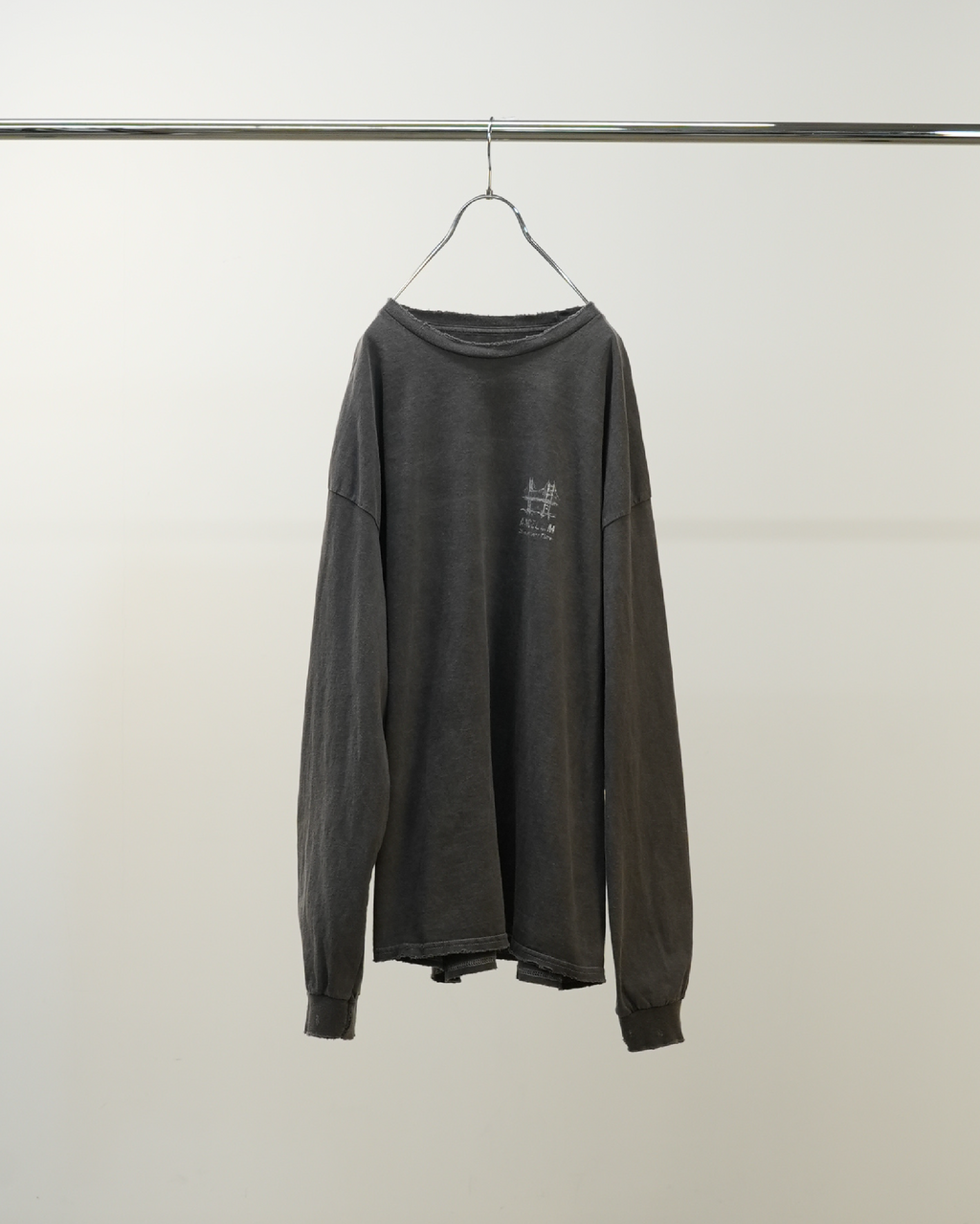 BRIDGE L/S T-SHIRT(BLACK) – ANCELLM BRIDGE L/S T-SHIRT(BLACK) – ANCELLM