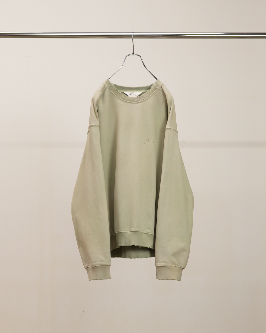 UNEVENNESS SWEAT SHIRT(GRAYMINT)