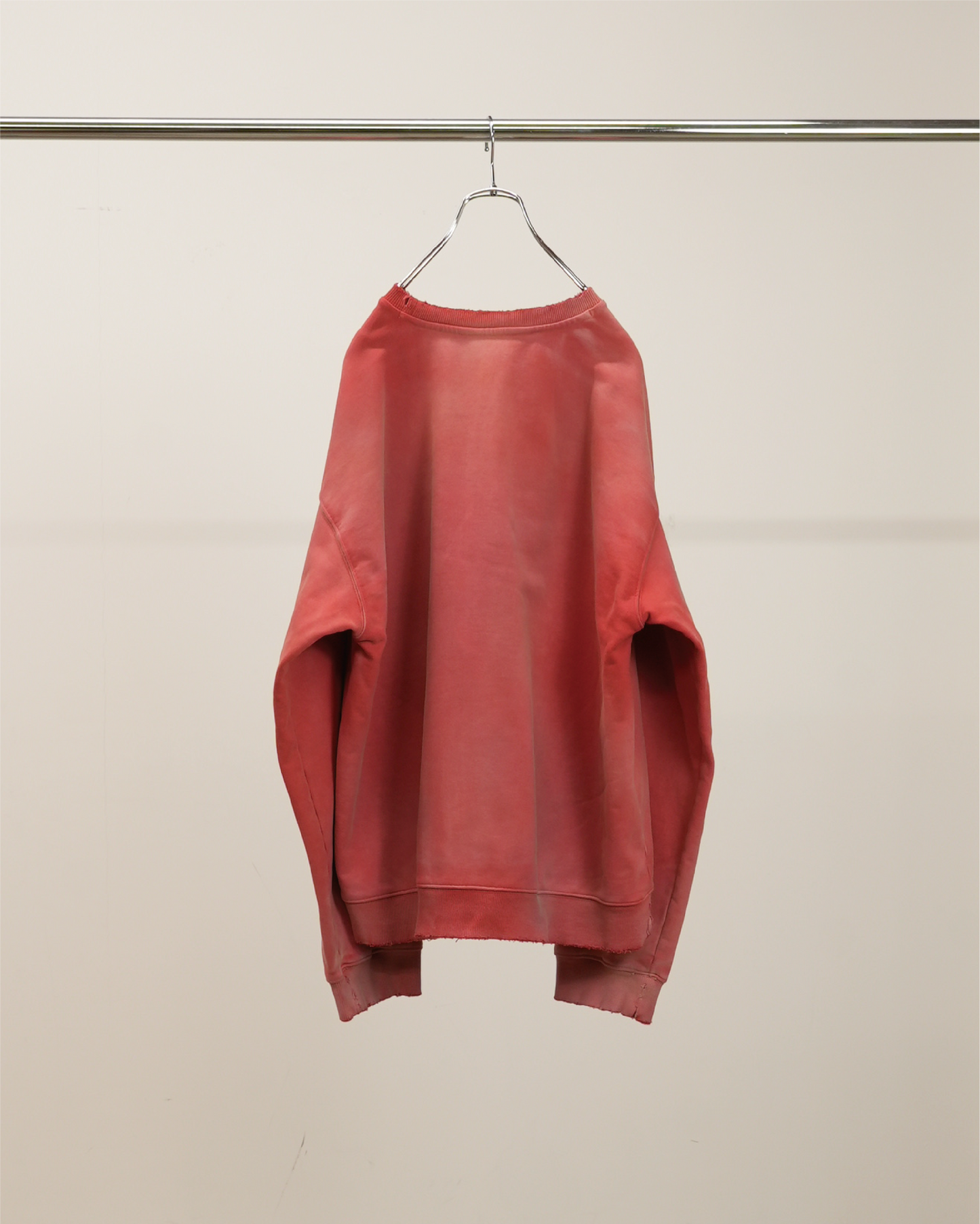 UNEVENNESS SWEAT SHIRT(RED)