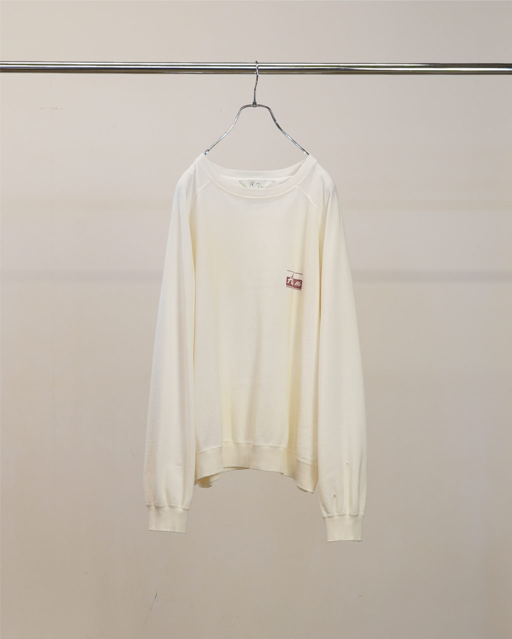 LIGHT LOOP SWEAT SHIRT(WHITE)
