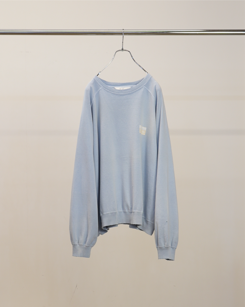 LIGHT LOOP SWEAT SHIRT(SAX)