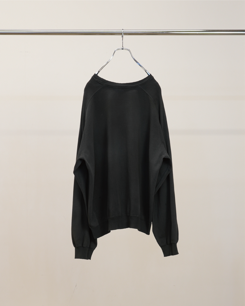 LIGHT LOOP SWEAT SHIRT(BLACK)