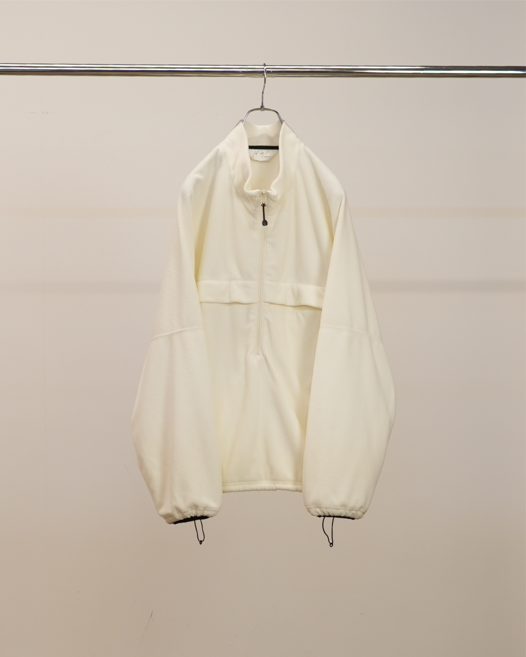 KIMONO ZIP FLEECE(WHITE)