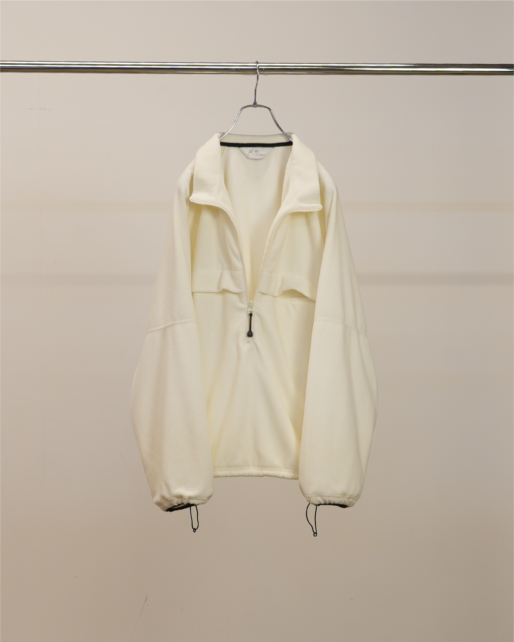 KIMONO ZIP FLEECE(WHITE)