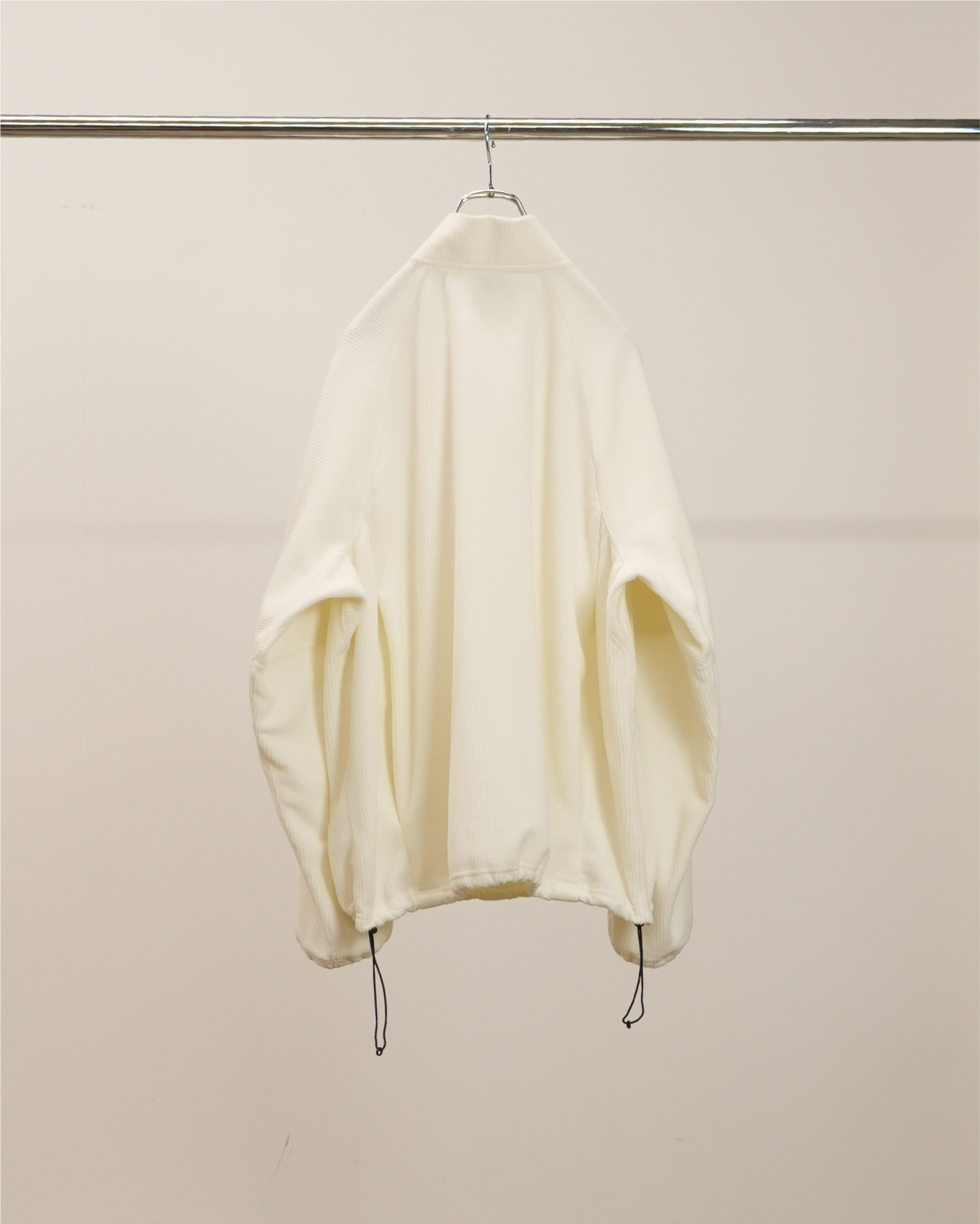 KIMONO ZIP FLEECE(WHITE)