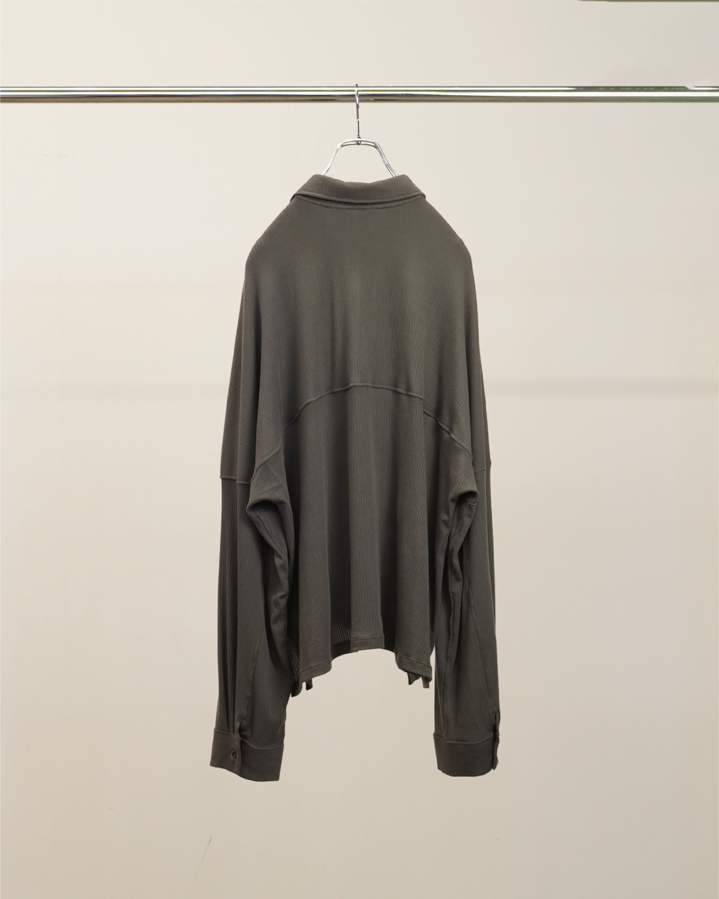 CAS/SIL KIMONO KNIT SHIRT(GRAY)