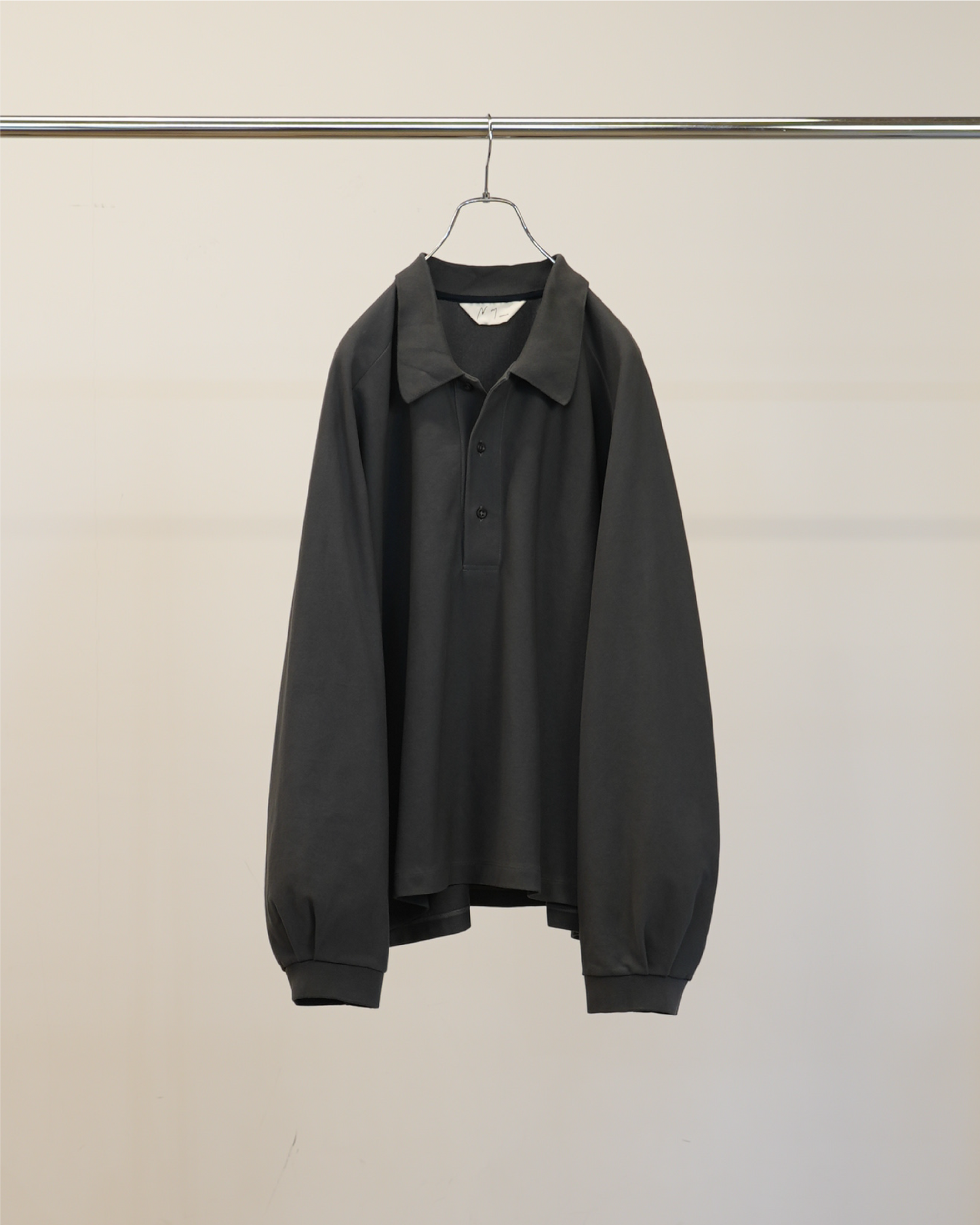 25SS ANCELLM アンセルム S/S POLO SHIRT(GRAY) L/S POLO(GRAY) – ANCELLM