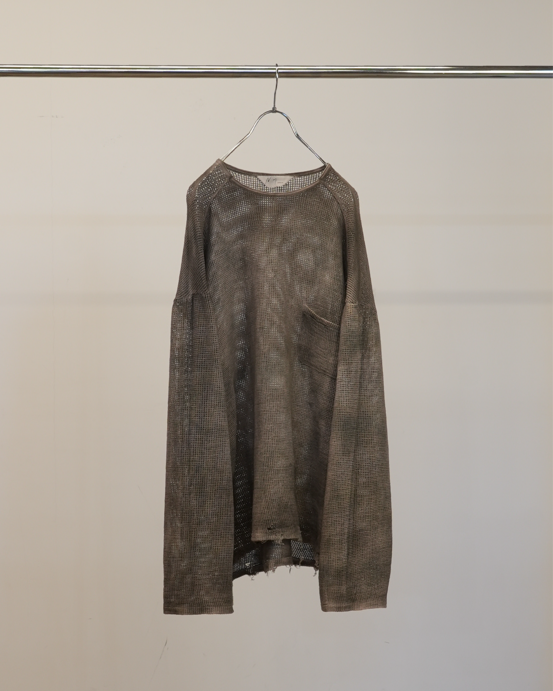ancellm UNEVENNESS MESH LS (BLACK) メッシュ UNEVENNESS MESH LS(BLACK) – ANCELLM