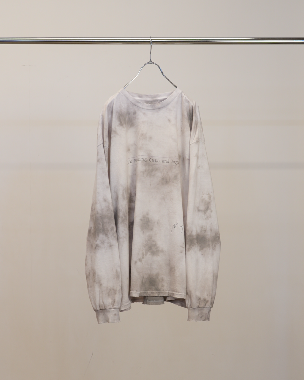UNEVENNESS CATS AND DOGS LS(BLACK)