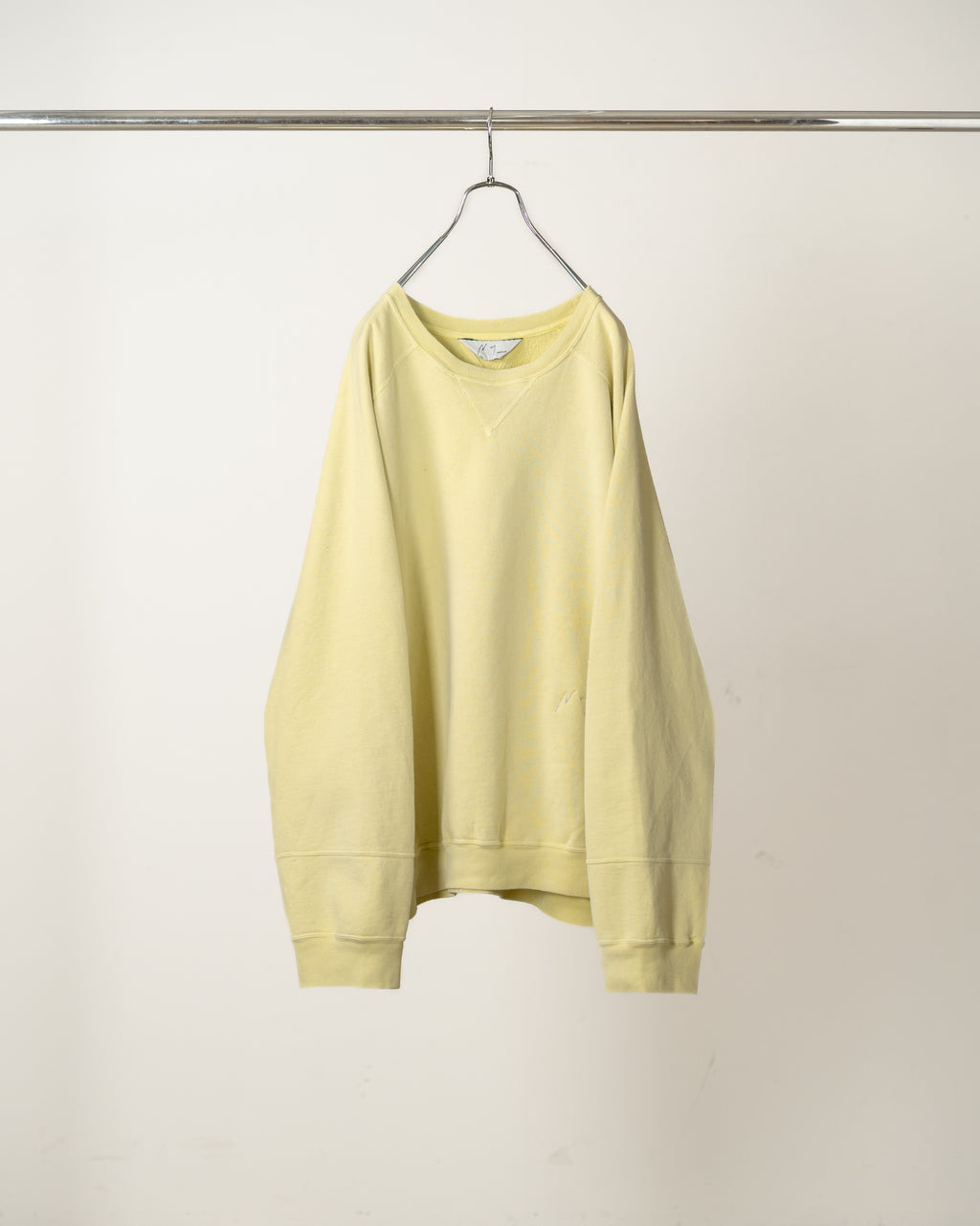 FLEECE-LINED SWEAT SHIRT(YELLOW)