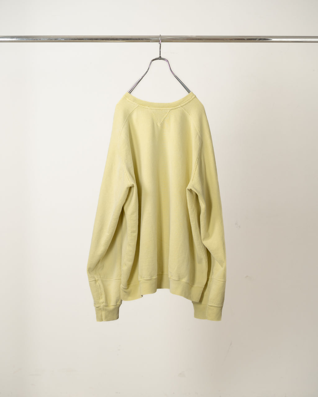 FLEECE-LINED SWEAT SHIRT(YELLOW)
