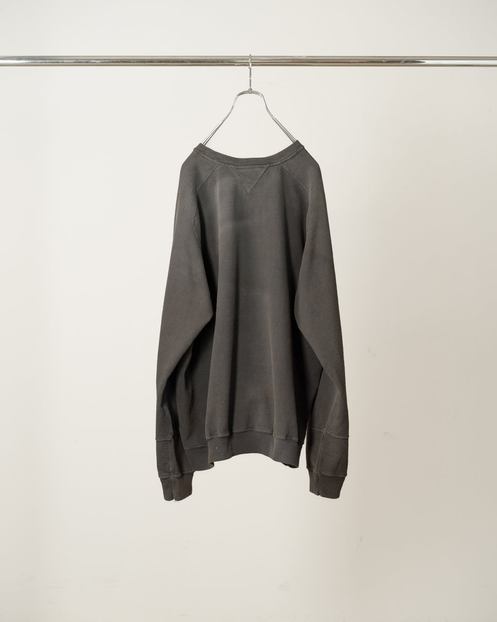 FLEECE-LINED SWEAT SHIRT(BLACK)