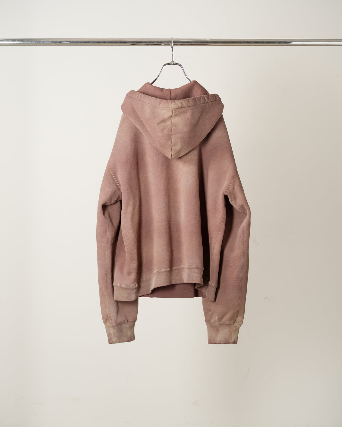 FLEECE-LINED SWEAT HOODIE(MARRON)