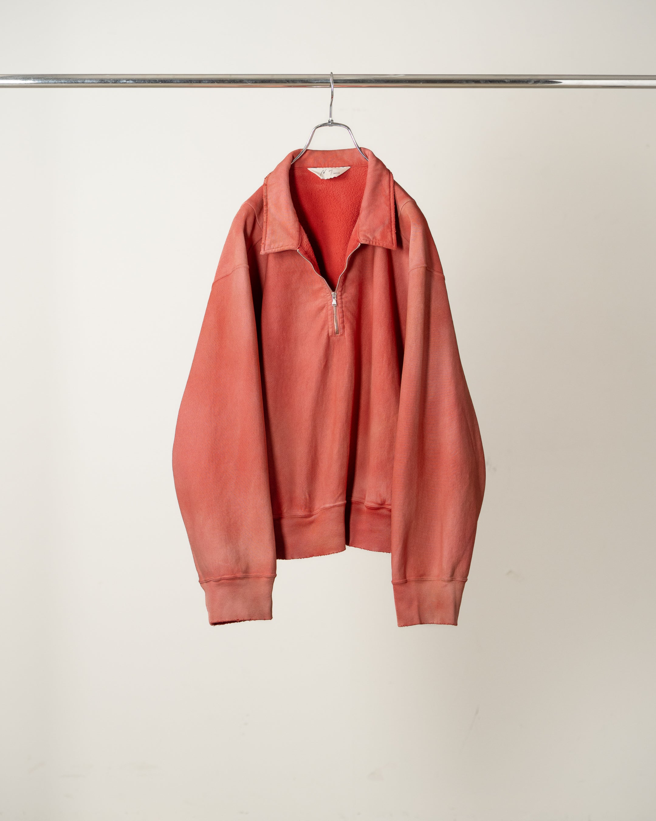 2 ANCELLM FLEECE-LINED SWEAT PULLOVER赤 FLEECE-LINED SWEAT PULLOVER(RED) – ANCELLM