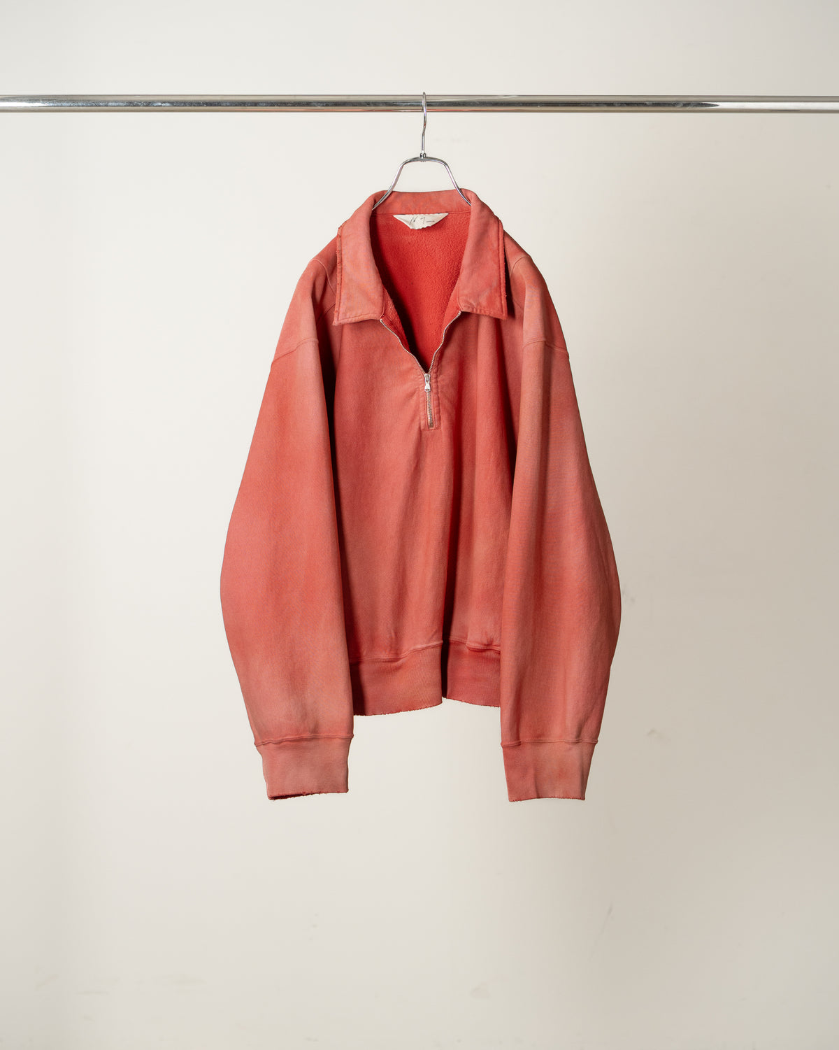 FLEECE-LINED SWEAT PULLOVER(RED) – ANCELLM