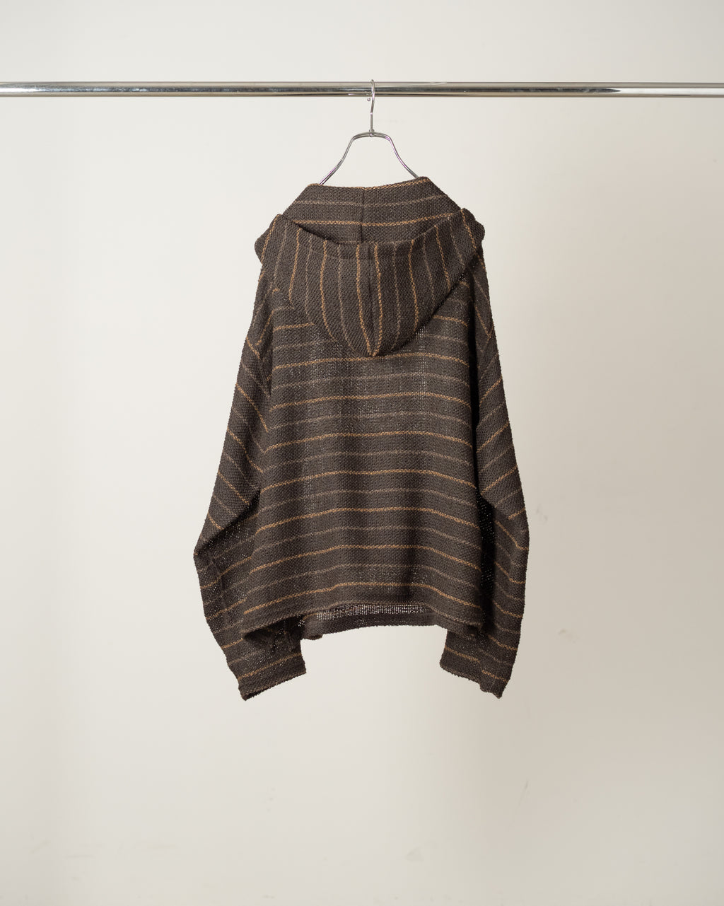 CUT BORDER HOODIE(BLACK)