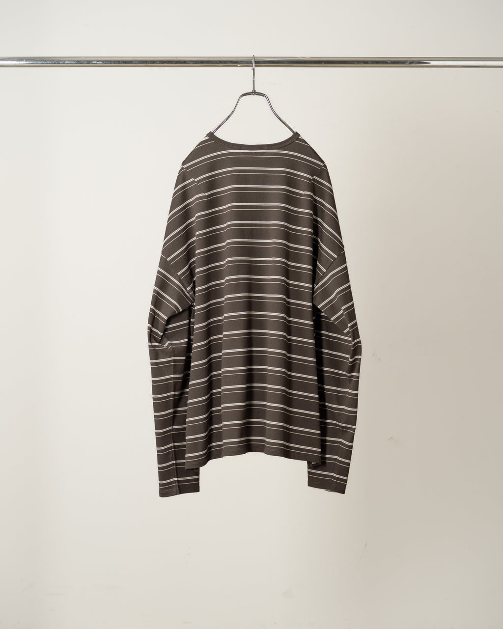 BORDER LS T-SHIRT(BLACK)