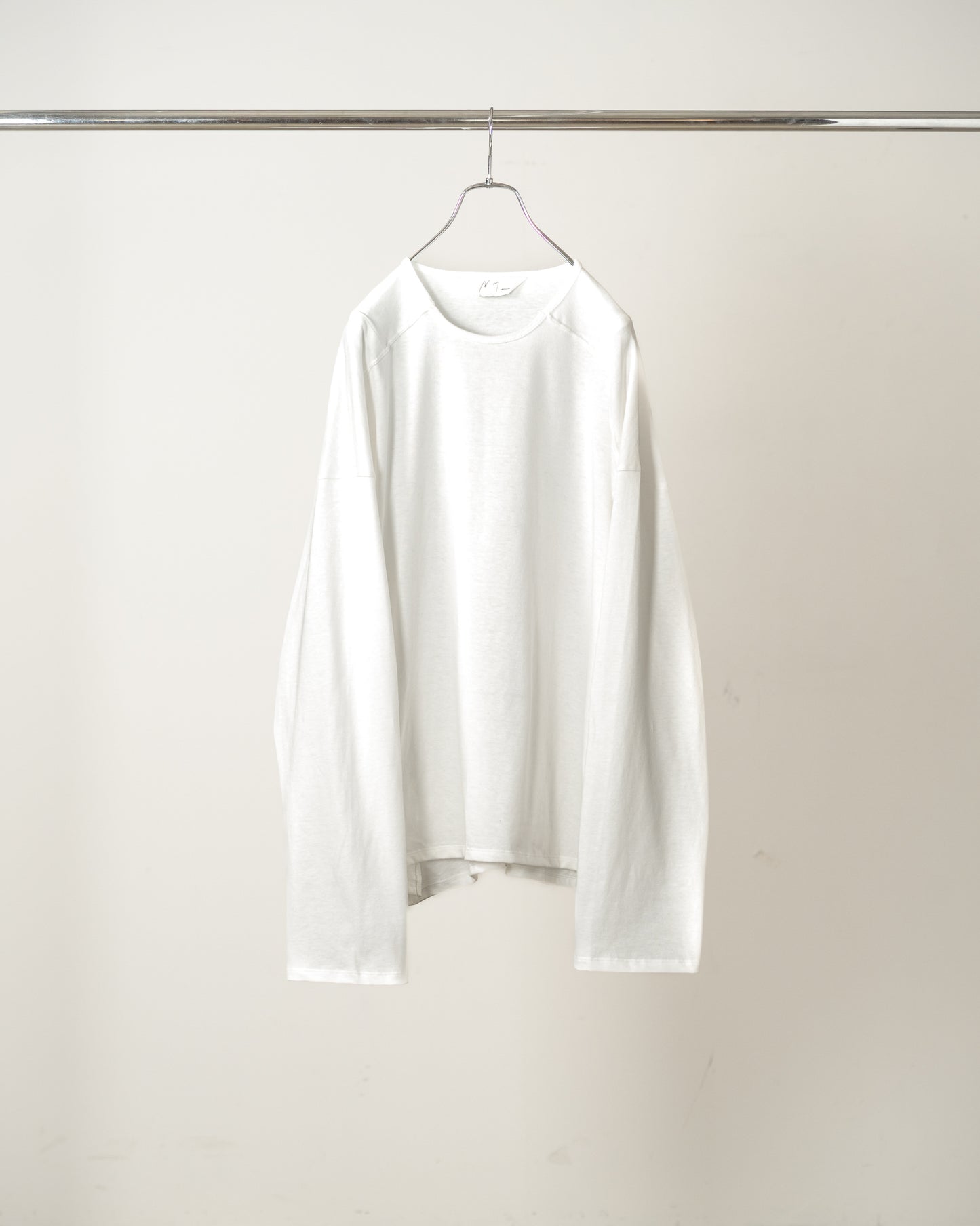 C/R LS T-SHIRT(WHITE)