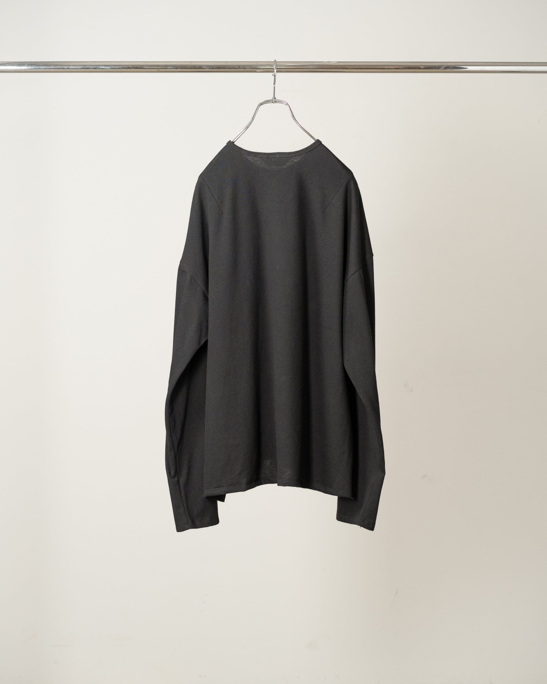 ancellm C/R LS T-SHIRT(BLACK) ロンt アンセルム C/R LS T-SHIRT(BLACK) – ANCELLM