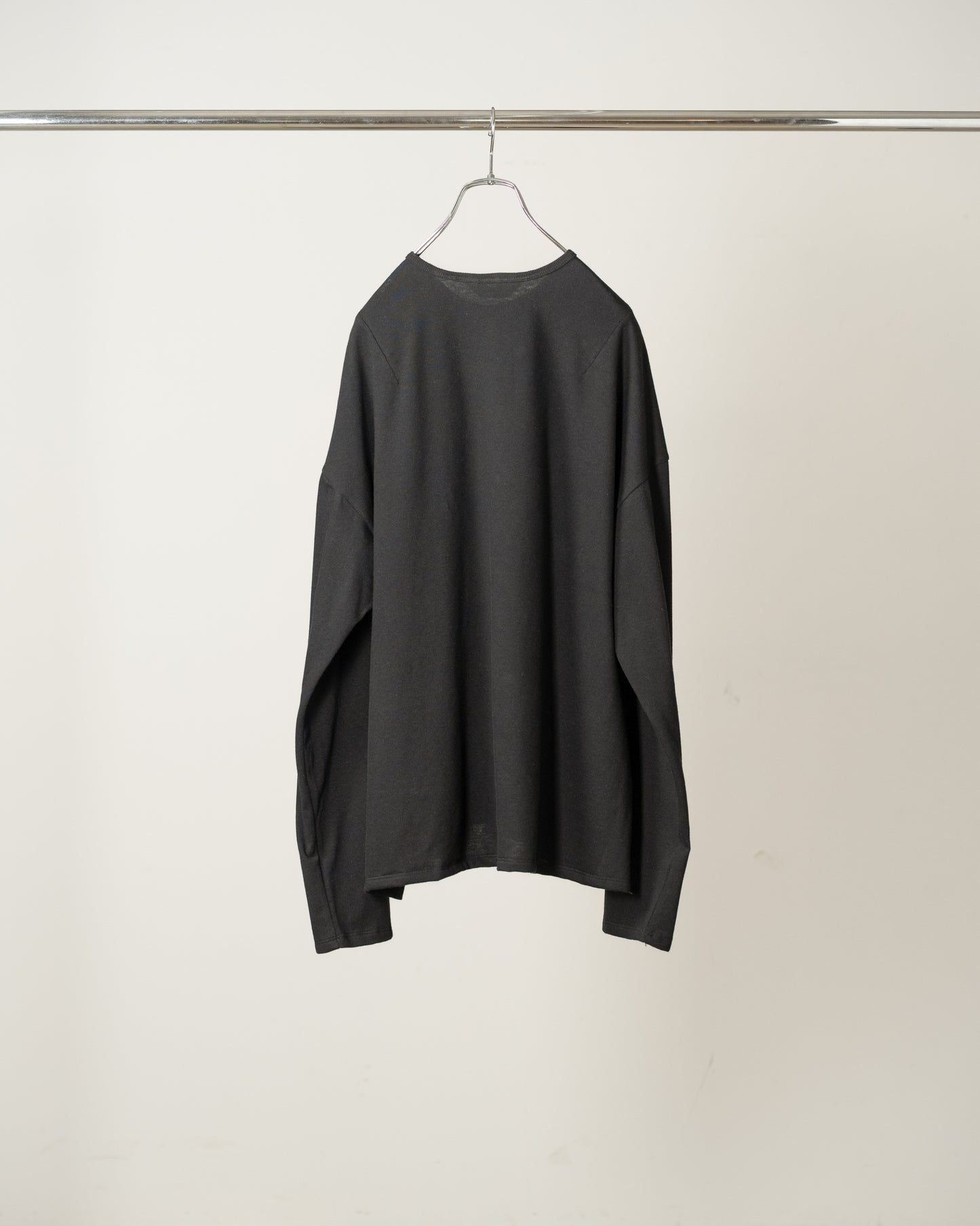 C/R LS T-SHIRT(BLACK)