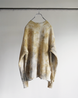 MARBLING SWEAT SHIRT(BEIGE/BLACK)