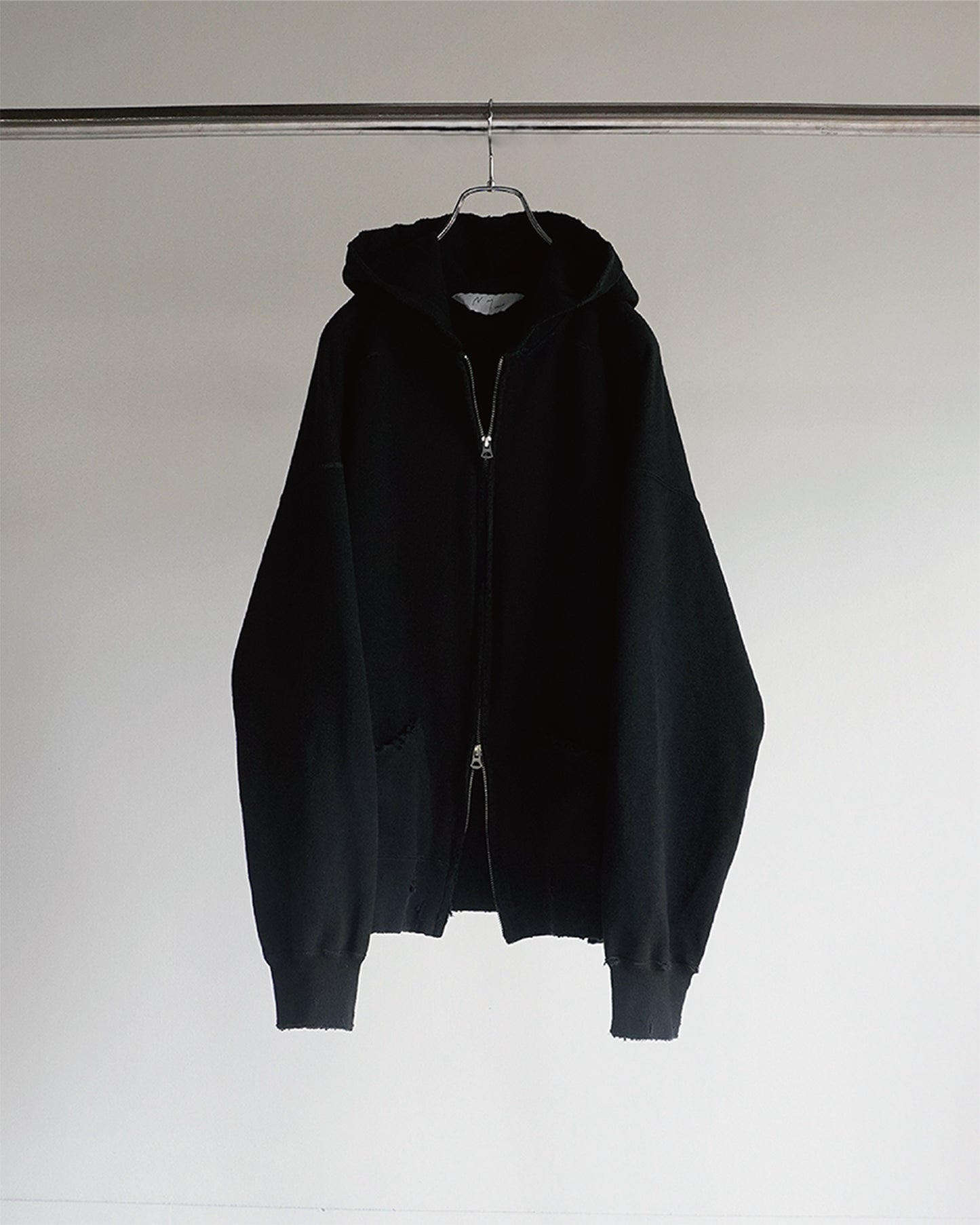 CRASH ZIP HOODIE(BLACK)