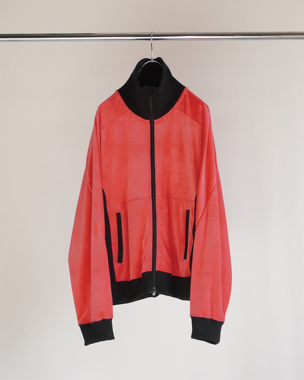 VELOUR SWITCHING JACKET(PINK)