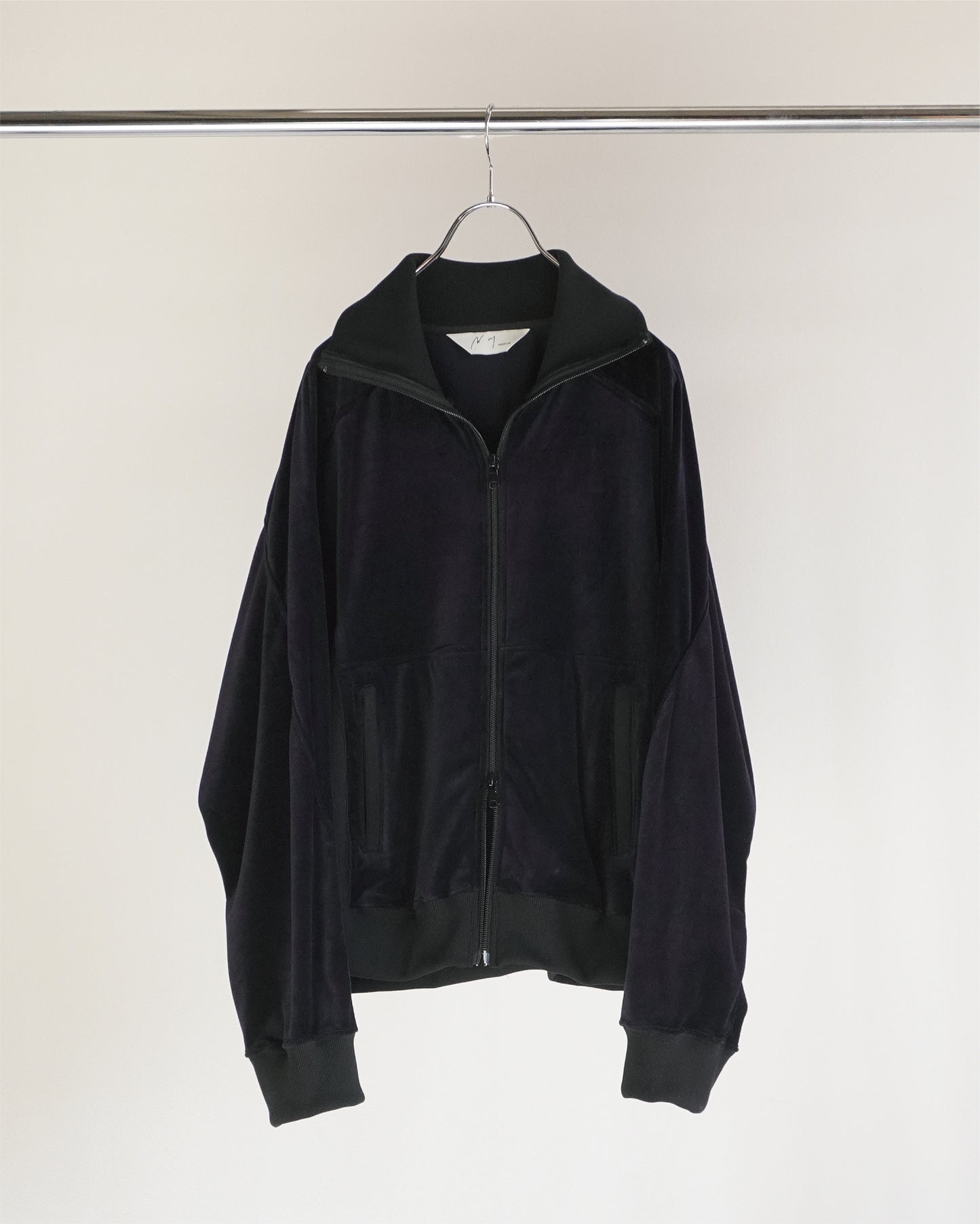 VELOUR SWITCHING JACKET(NAVY)