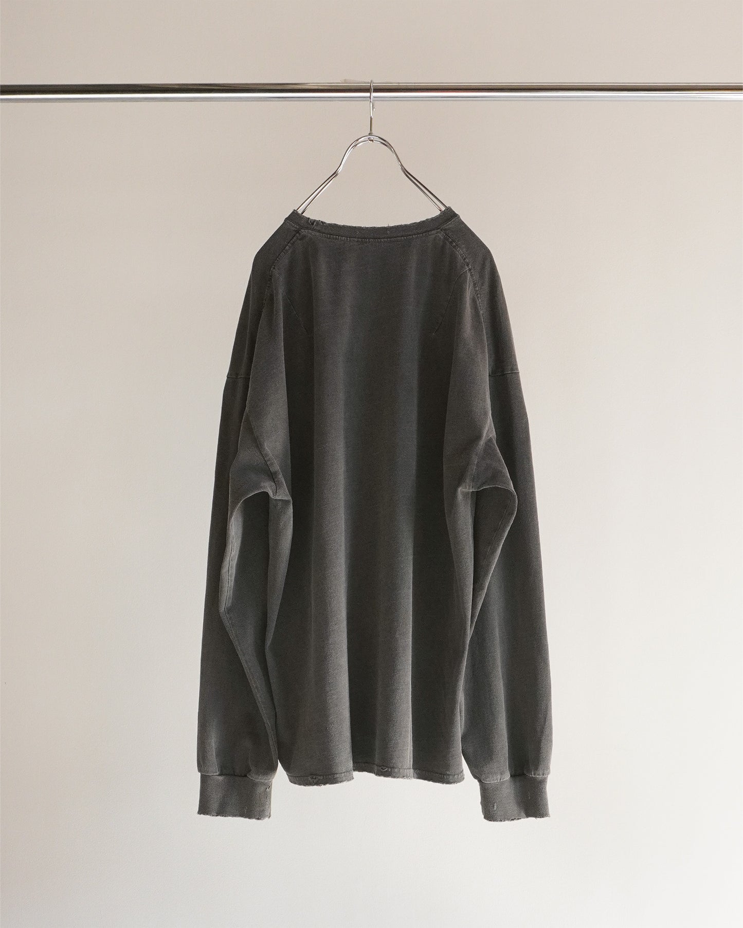 T/RESIDENCE DYED LS T-SHIRT(BLACK)