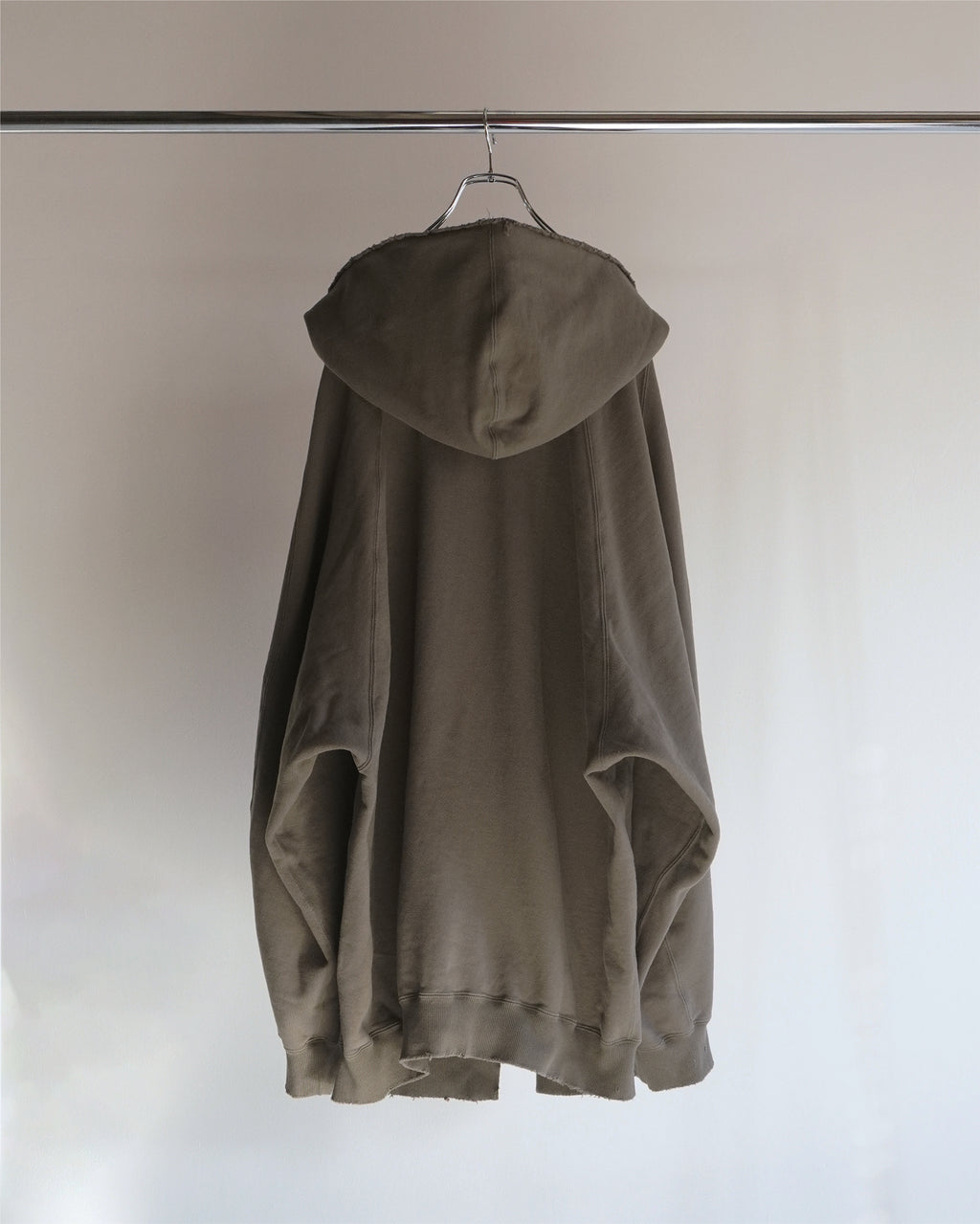 OVER SWEAT COAT HOODIE(OLIVE)