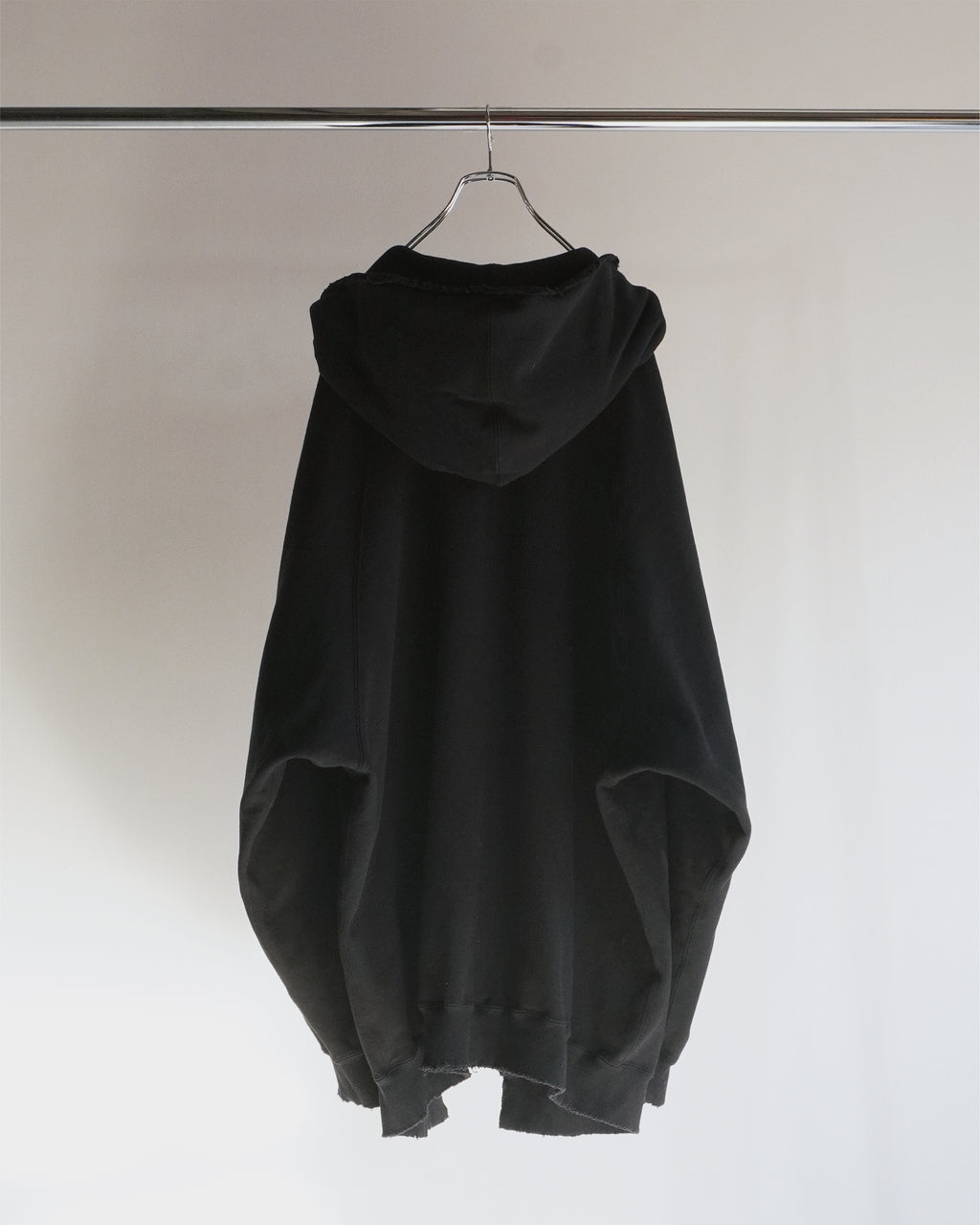 OVER SWEAT COAT HOODIE(BLACK)