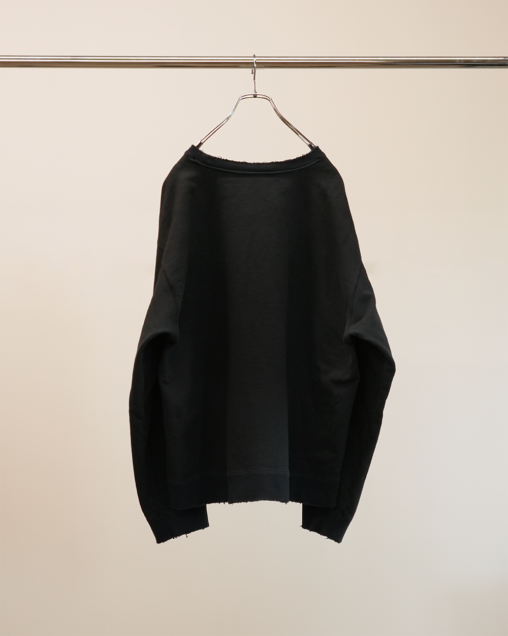 EMBROIDERY SWEAT SHIRT(BLACK)