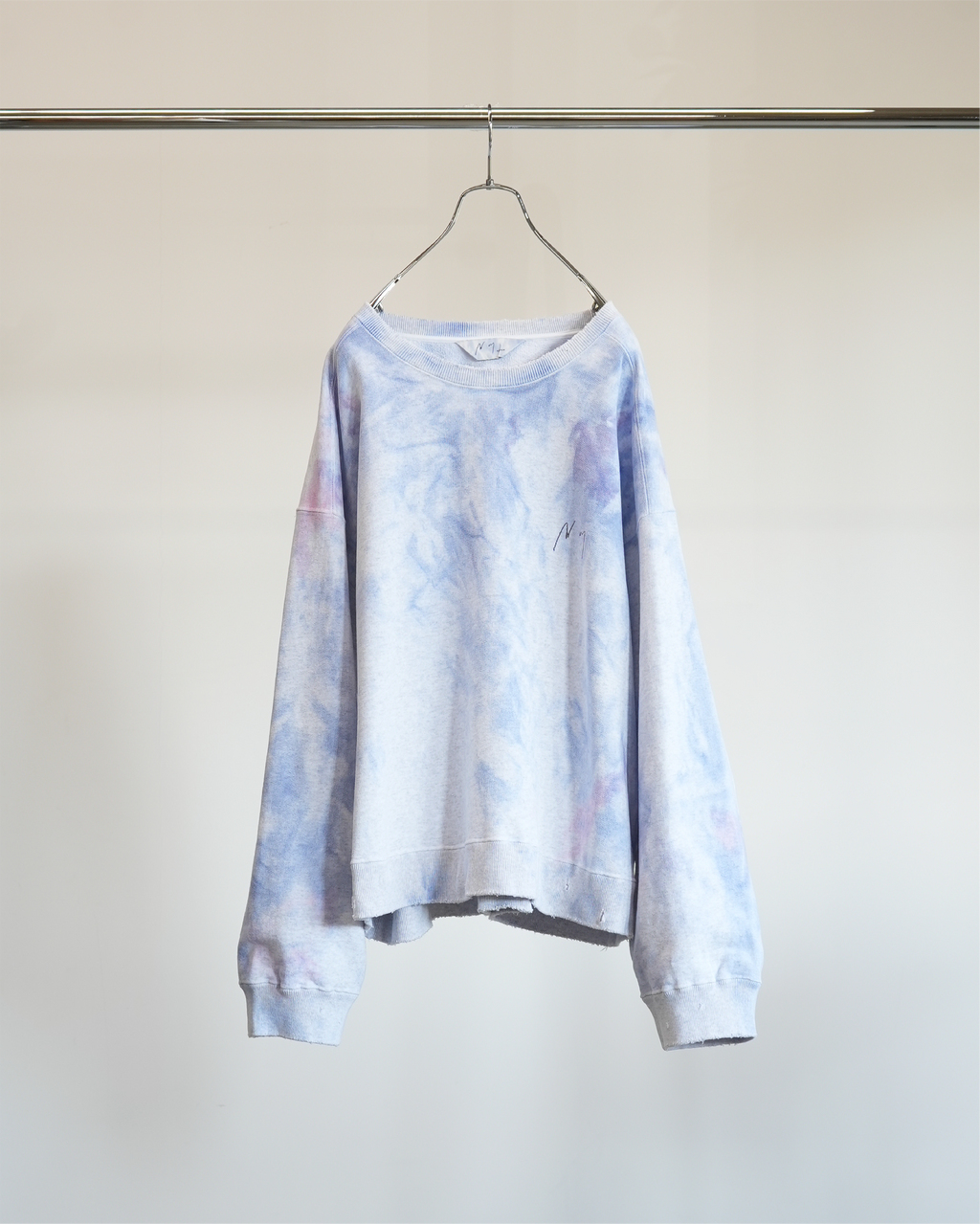 MARBLING SWEAT SHIRT(NAVY)