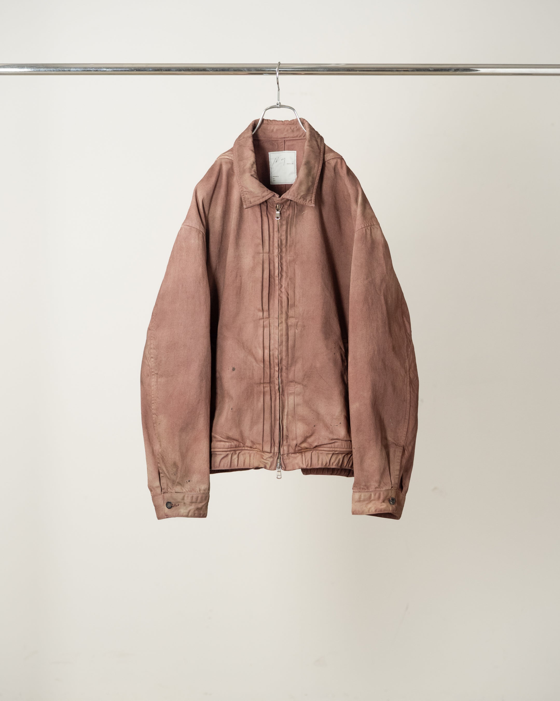 ジャケット・アウター ANCELLM AGING DENIM TUCK JACKET 2 26AW AGING DENIM TUCK JACKET(MARRON) – ANCELLM