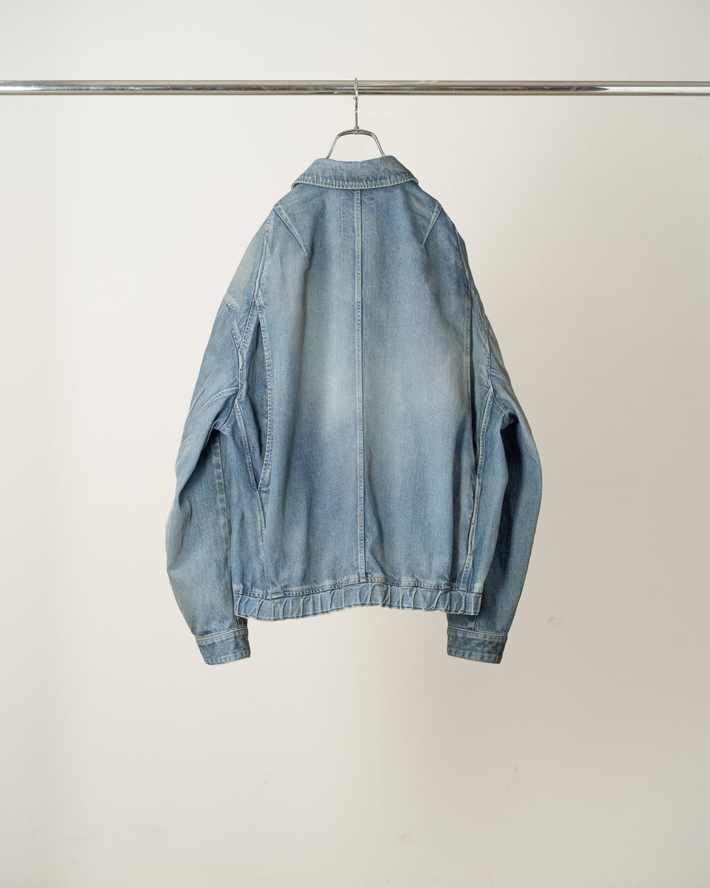 AGING DENIM TUCK JACKET(INDIGO)
