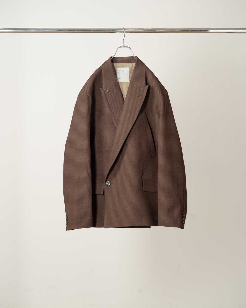 DOUBLE TAILORED JACKET(GRAPH CHECK)