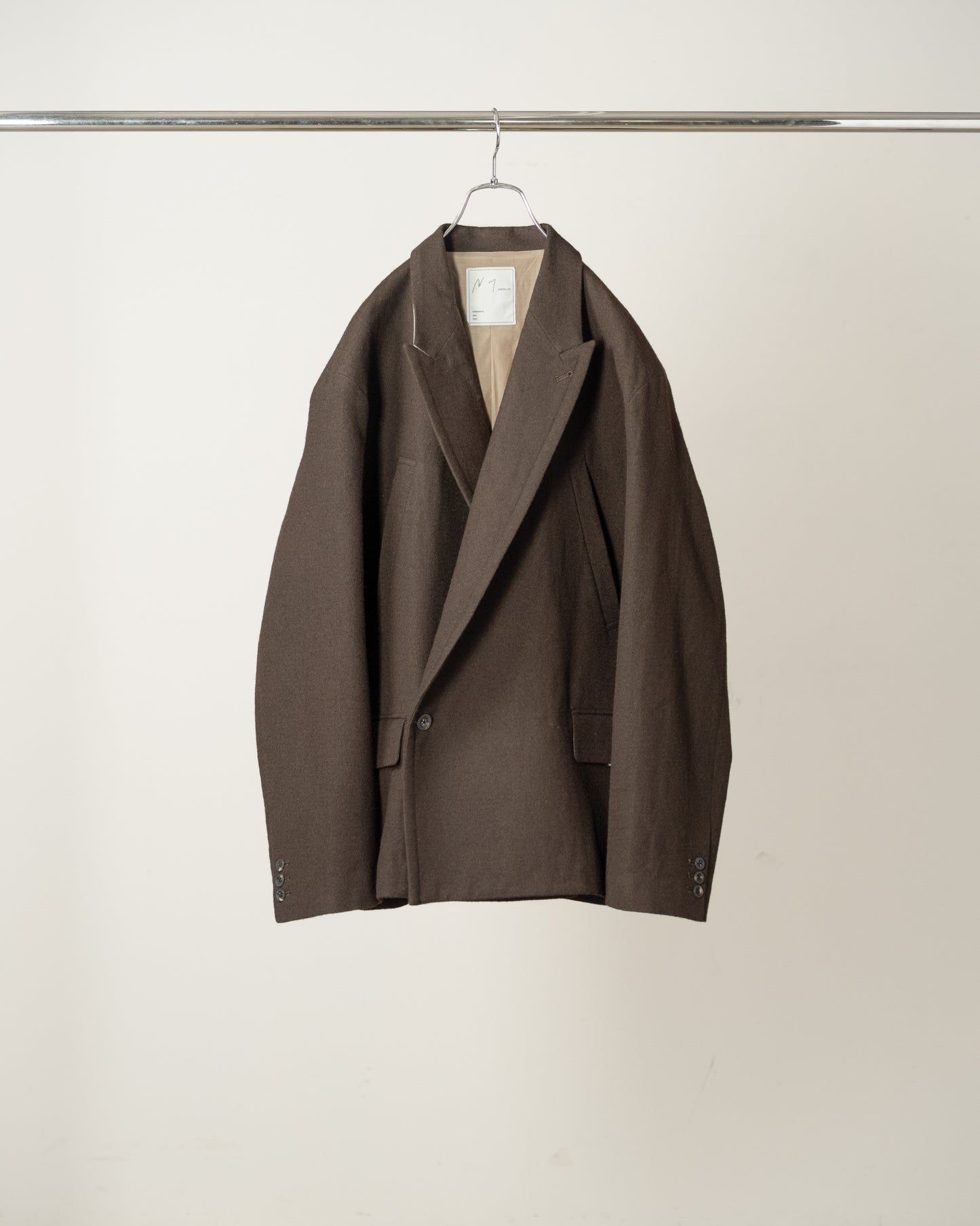 DOUBLE TAILORED JACKET(BROWN)