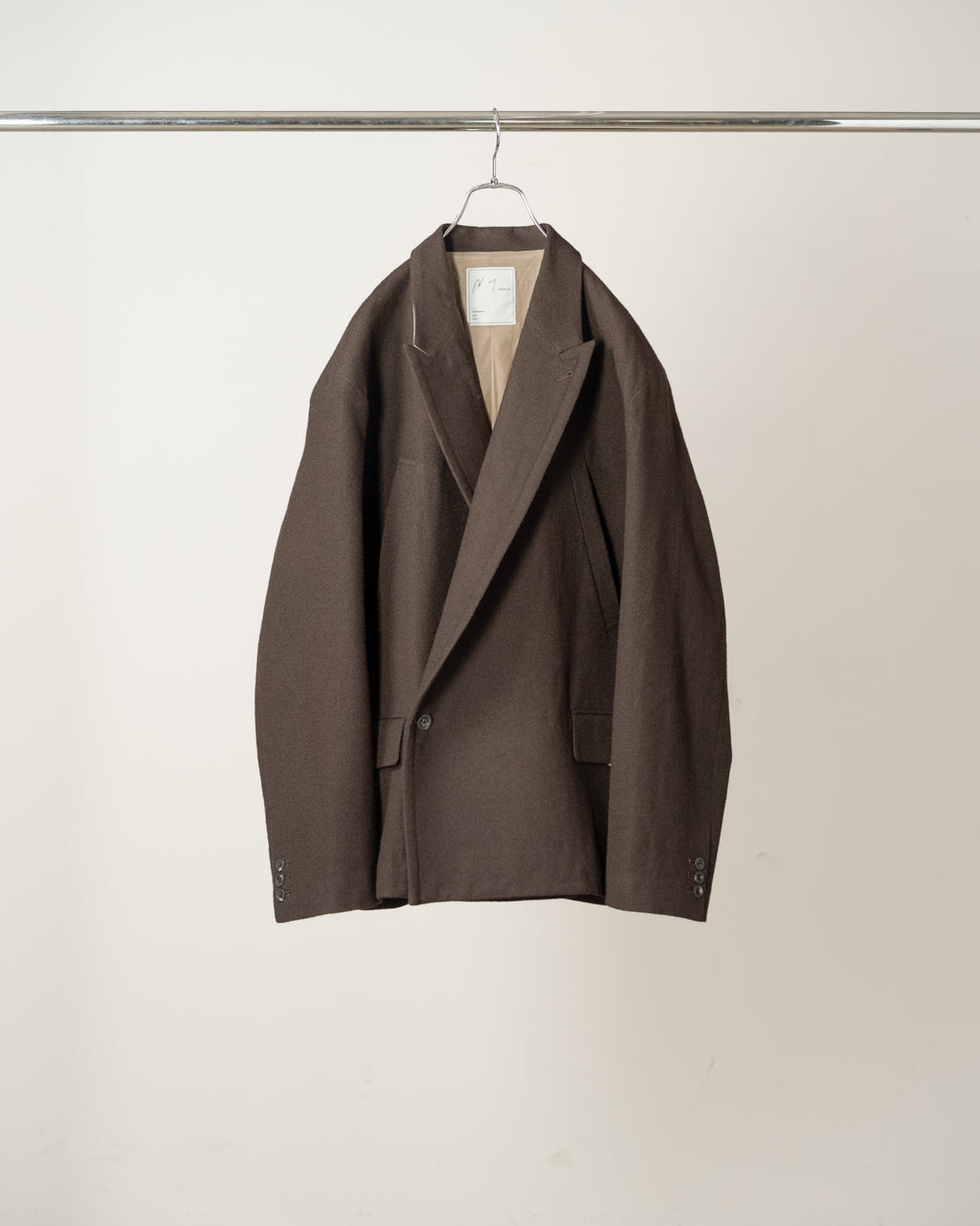 DOUBLE TAILORED JACKET(BROWN)