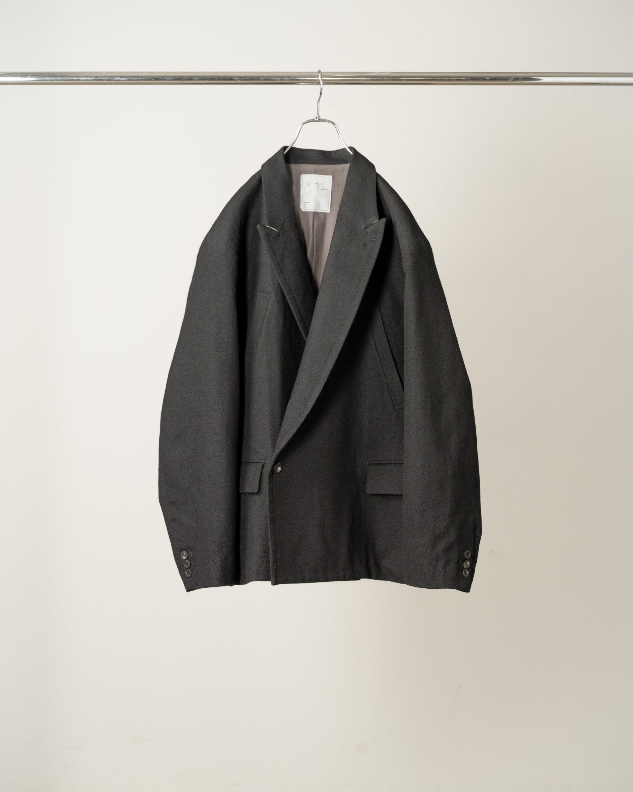 ジャケット・アウター ancellm DOUBLE-BREASTED COAT DOUBLE TAILORED JACKET(BLACK) – ANCELLM