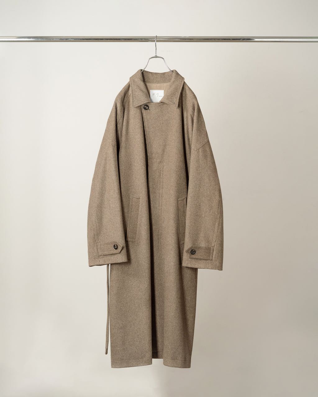 WOOL BLANKET BALMACAAN COAT(BEIGE)