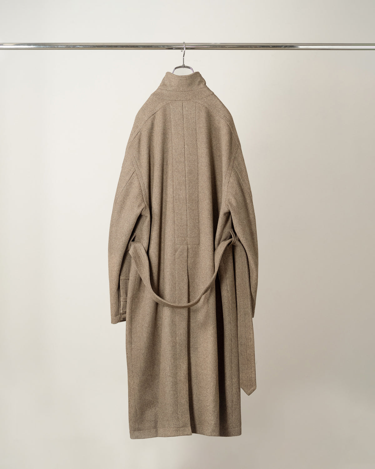 WOOL BLANKET BALMACAAN COAT(BEIGE)
