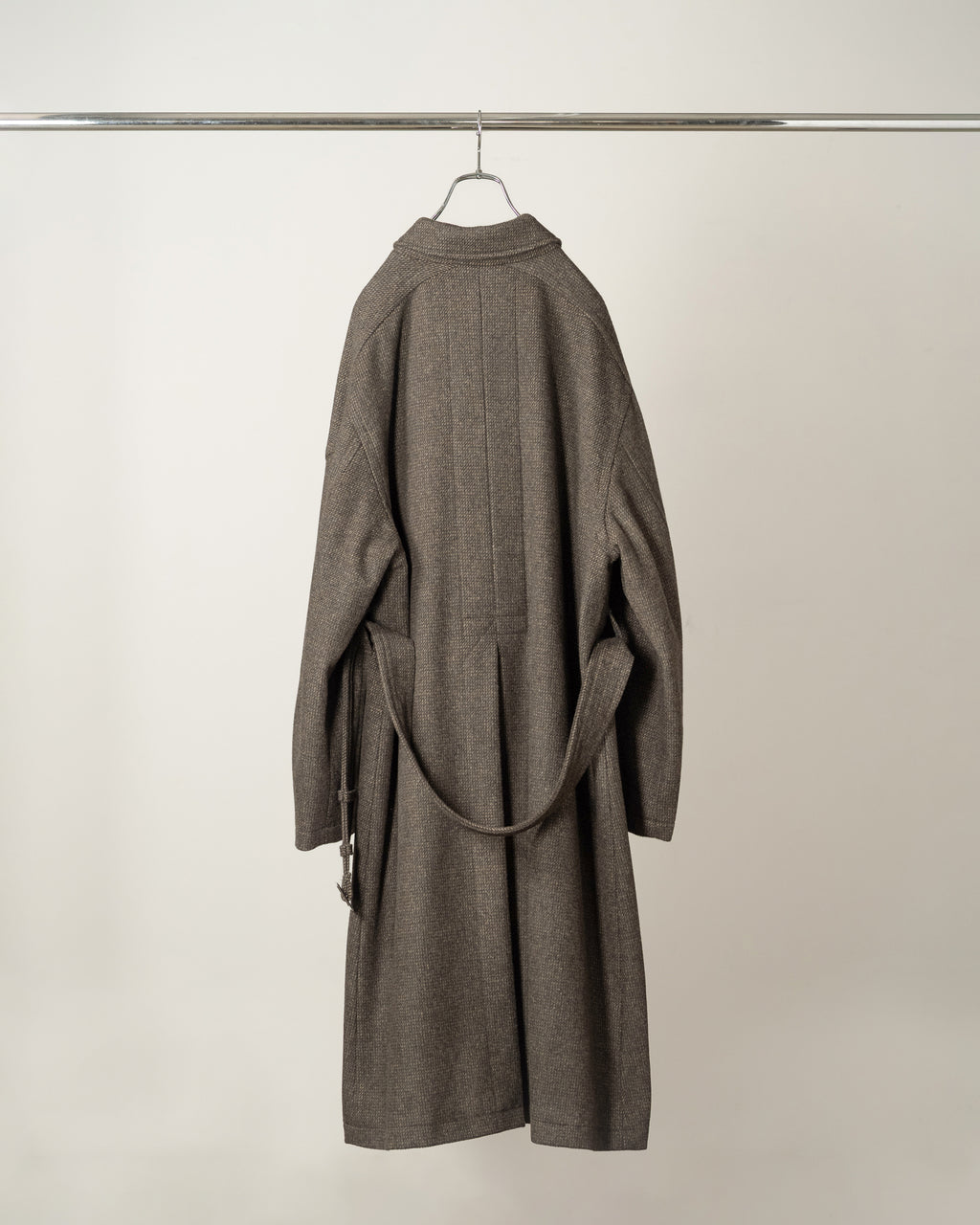 WOOL BLANKET BALMACAAN COAT(D.BROWN)