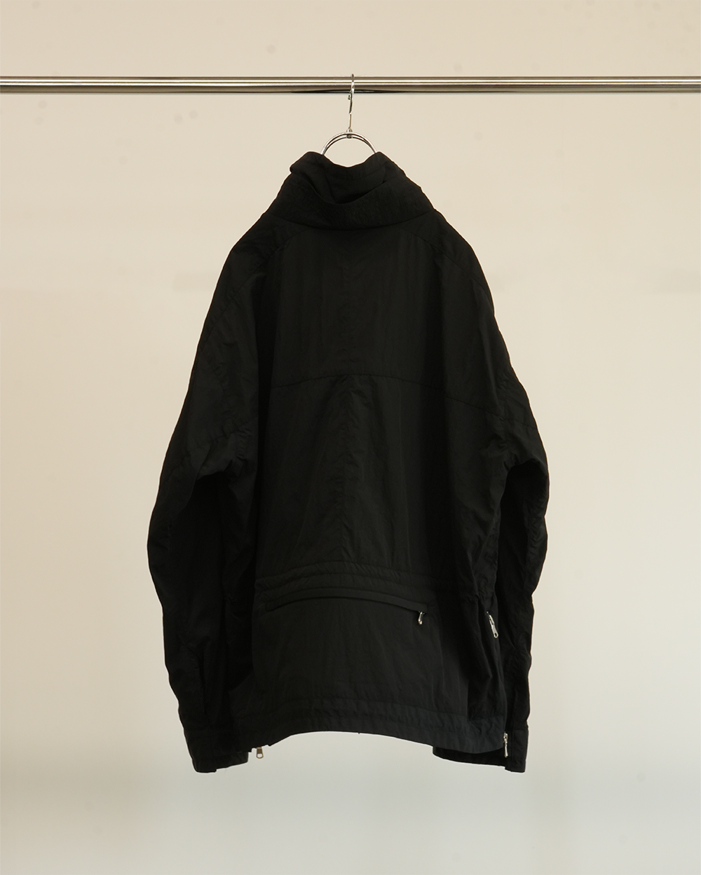 NYLON PULLOVER JACKET(BLACK)