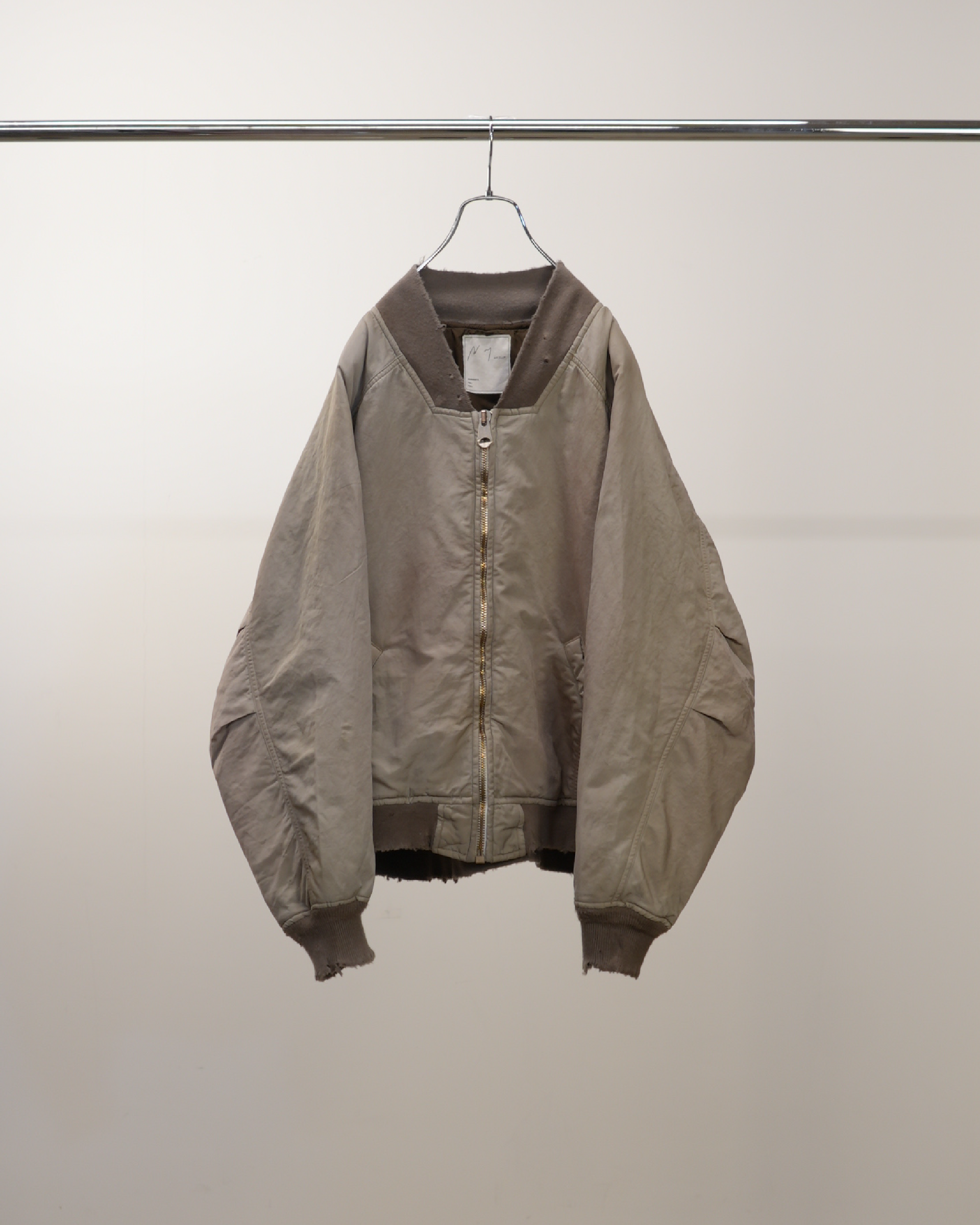ANCELLM FADED BOMBER JACKET サイズ1 FADED BOMBER JACKET(SAND) – ANCELLM